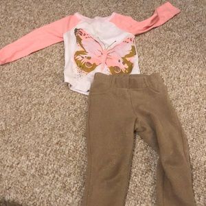 Carter's butterfly matching set